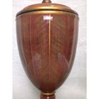 Ethan Allen Urn Acorn Finial On The Lid Vase Candy Dish