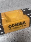 Vintage Cohiba Cigars Orange black Ashtray Smoking Accessories Cuba Mid Century 