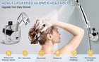 Shower Head Holder 360   Adjustable Shower Holder For Wall Rv removable Suction