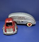 Vintage Hubley Cast Iron Motor Express Collectors Toy Truck 
