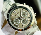 Seiko Spirit Chronograph Sbtr026 Brown Dial Stainless Steel Men s Watch