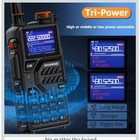 K5plus Tri-band Ham Radio Long Range Walkie Talkies High Power Two-way Noaa