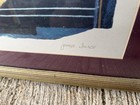 James Turco Signed Framed Abstract Modern Mixed Media Collage Art