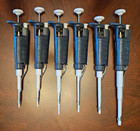 Gilson Pipetman Pipette Set P1000  200  100  20  10   2  Calibrated New Seal