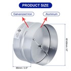 2 X Backdraft Damper 6  Ducting Hose Airflow Insert Backflow Preventer Shutter