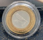 2007 Slots A Fun Las Vegas   Nv  Casino  10 Gaming Token  999 Fine Silver Strike