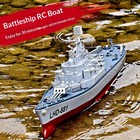 Men s Large Remote Control Aircraft Carrier Model Rechargeable Electric Toy Boat