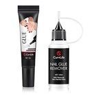 Curvlife 10g Semi-solid Glue And 20ml Pinpoint Nail Glue Remover Kit