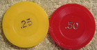 Sembach Air Base Germany 25 And 50 Cent Poker Chips Plastic