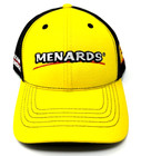 Nascar Racing Team Penske 12 Ryan Blaney Black Yellow Menards Adjustable Hat Cap