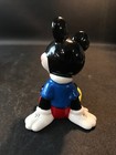 Vintage Disney Mickey Mouse Sitting Porcelain Ceramic Figurine