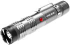 Police Stun Gun M12 Max Volt Metal Self Defense Rechargeable Led Flashlight Grey