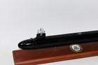 Uss Connecticut  ssn-22  Submarine navy scale Model mahogany 20 Inch seawolf
