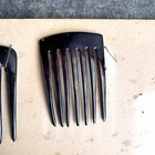 Celluloid Hair Combs And Hairpins - Turn Of The Century Antique
