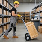 500lbs Capacity Heavy Duty Hand Truck Moving Transport Cargo Dolly Cart Aluminum