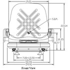 New Forklift Suspension Seat Fits Toyota Fits Nissan Clark Yale   Black