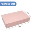 Pink Rubber Stamp Carving Blocks 5 Pack 4x6 Inch Linoleum Block Printmaking