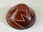 Vtg Kichwa Ecuadorian Pottery Polychrome Redware Clay Mucawa Bowl Tribal Ds01
