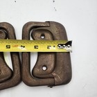 Vintage Casket Handle Set 5 5  Coffin Pull Hardware Trunk Chest Set Lot Of 2