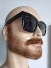 Fake Beard 100  Brown Human Hair Facial Beard Cheek Cheeks Movie Props