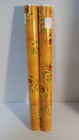 2 Vtg Con-tact Paper Multipurpose Cover Medium Adhesive Retro Sunflowers Yellow 