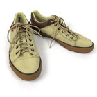 Levi s Canvas   Leather Sneakers Men s Us 11 Eu 45 Tan Brown Casual Lace Ups Low