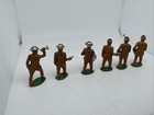 Lot Of 6- Vintage 1930s Barclay  Manoil Lead Soldiers- Music Band Instrument