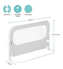 Nutikas 47  Toddler Bed Rail Guard Swing Down Bed Rail Safety Side Open Box