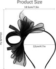 Fascinators Hats For Women Fascinator Headband Tea Party Hat Derby Hats Black