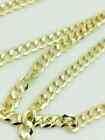 18k Solid Gold Cuban Link Chain Necklace Men Women 2 5mm 16  Made In Italy