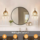 Plug In Vintage Wall Sconces Set Of Two Brass Modern Wall Light Fixtures Antique