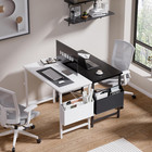 32 Inch Computer Desk For Small Spaces With Storage Bag  Home Office Work Desk W