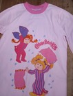 Vintage 80s Girls Size L 12 Cabbage Patch Kids Nightgown Pjs Fleece Pink Ruffle