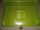 Vtg Sewing Thread Bobbin Needles Case Wilson Wil-hold Green Holds 48 Spools