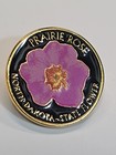 Prairie Rose Lapel Pin North Dakota State Flower Travel Souvenir