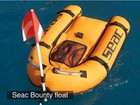 Seac Bounty Scuba Diving Inflatable Gangway Float Boat With Dive Flag  Orange