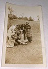 Rare Antique Vintage American Girlfriends  Camera   A Cigarette Snapshot Photo 