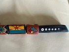 Native American  Hand Made Carved Wood painted  Pipe 15 75  X 5 5 