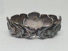 Early Rare 7  Matilde Poulat Matl Mexican Silver Turquoise Bracelet Taxco Style
