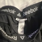 Reebok Boys Black Track Pants 10 12 Pull On Elastic Waist Polyester Logo