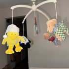 Springmaid Musical Baby Nursery Crib Mobile Bears Dog Duck Animals Lullaby