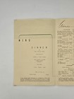 Lms Restaurant Car Paper Menu 1937 Railway Dining Wine List Leeds