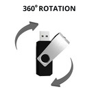 16g 32g 64g 128gb Metal Swivel Usb 2 0 Flash Drive Thumb Drive Memory Sticks Lot