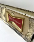 Vintage Budweiser Lighted Beer Advertising Clock Sign Works Light   Clock 32 