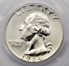 1964 Washington Quarter 25c 90  Silver Proof Pcgs Pr68