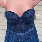 David   s Bridal Appliqu   Glitter Corset Bridal Gown Size 4