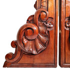 2 Scroll Leaf Carving Corbel Bracket 18 62 Antique French Architectural Salvage