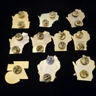 Vintage Pin Lot 10 Wisconsin Lions Club Wisconsin State Themed Club Pins