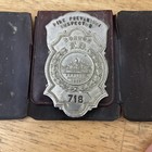 Obsolete 1900s Boston Massachusetts Fire Department Fire Inspector Badge   718