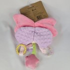 Dreamgro Pink Butterfly Activity Buddy Lovey Plush Stroller Baby Toy Rattle Gro